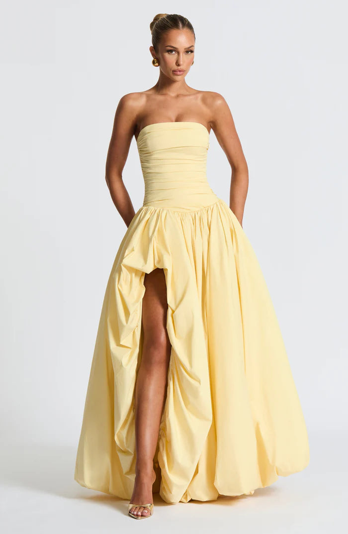Aloysia | Women's Puffball Sleeveless Flowy Wedding Guest Dress