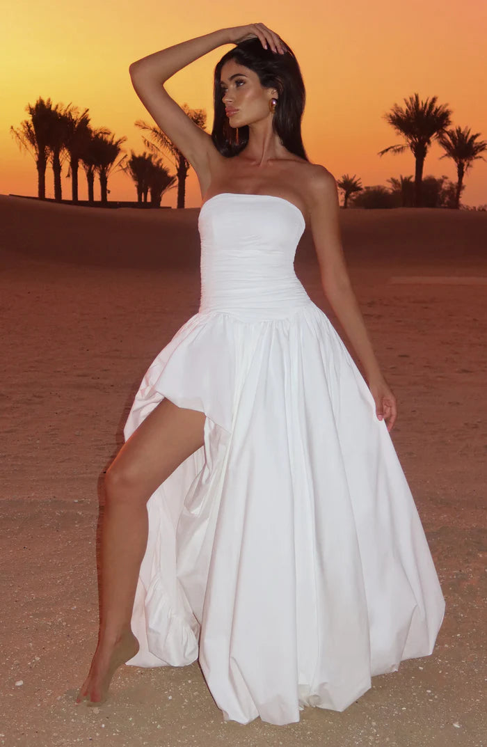 Aloysia | Women's Puffball Sleeveless Flowy Wedding Guest Dress