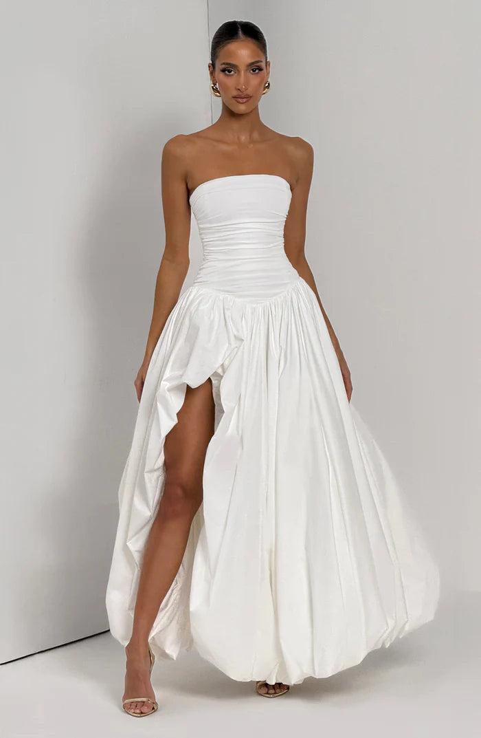 Aloysia | Women's Puffball Sleeveless Flowy Wedding Guest Dress