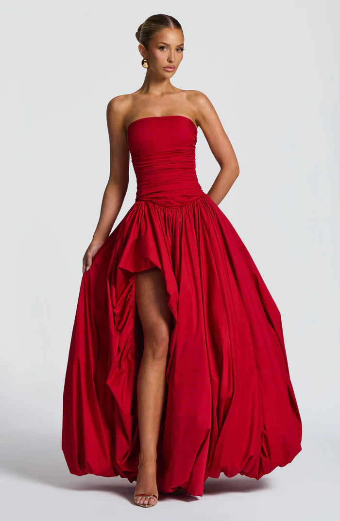 Aloysia | Women's Puffball Sleeveless Flowy Wedding Guest Dress