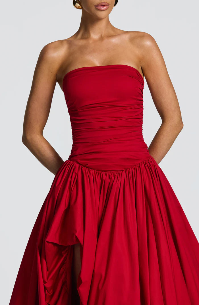 Aloysia | Women's Puffball Sleeveless Flowy Wedding Guest Dress