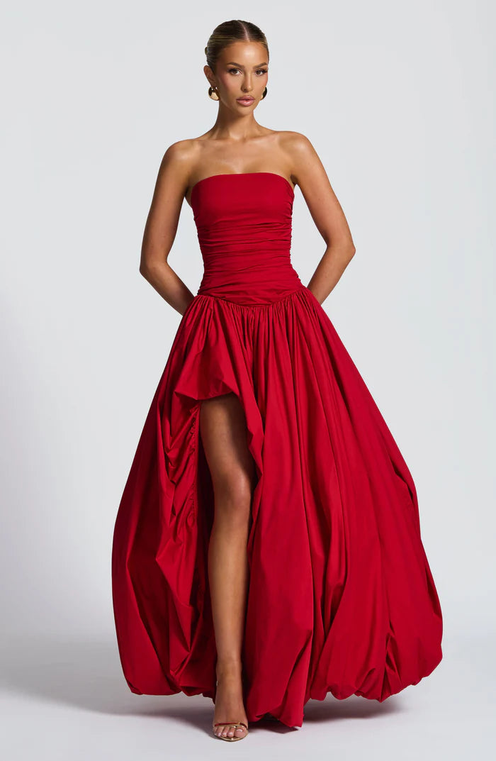 Aloysia | Women's Puffball Sleeveless Flowy Wedding Guest Dress