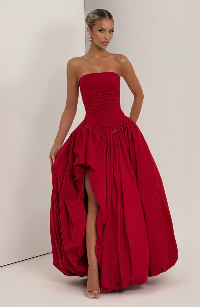 Aloysia | Women's Puffball Sleeveless Flowy Wedding Guest Dress