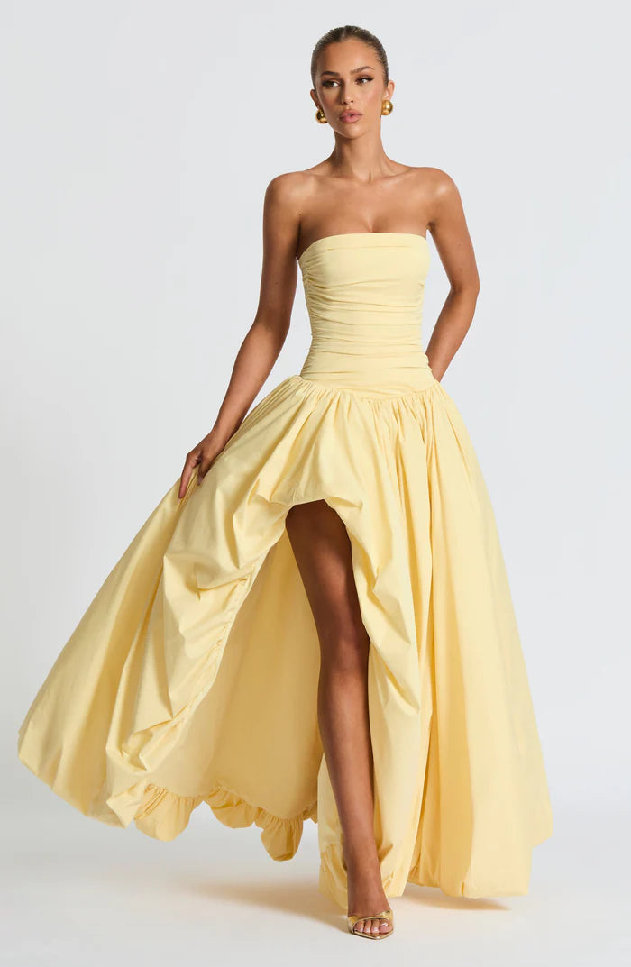 Aloysia | Women's Puffball Sleeveless Flowy Wedding Guest Dress