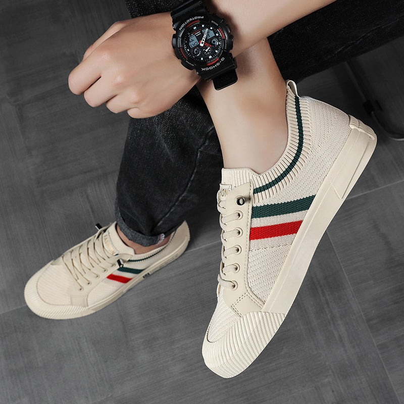 Altamont | Men's Mesh Stripe Round Toe Lace Up Sneakers