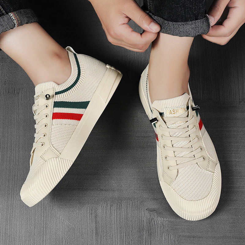 Altamont | Men's Mesh Stripe Round Toe Lace Up Sneakers