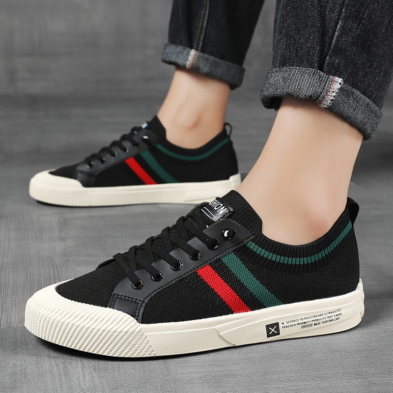 Altamont | Men's Mesh Stripe Round Toe Lace Up Sneakers