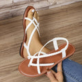 Alva | Women’s Open Toe Criss Cross Summer Sandals