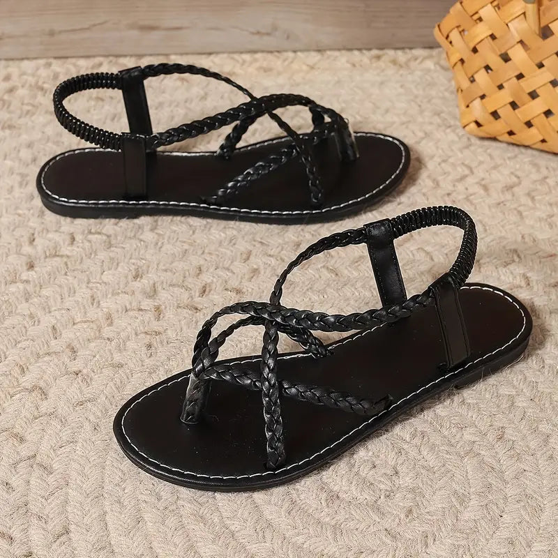 Alva | Women’s Open Toe Criss Cross Summer Sandals