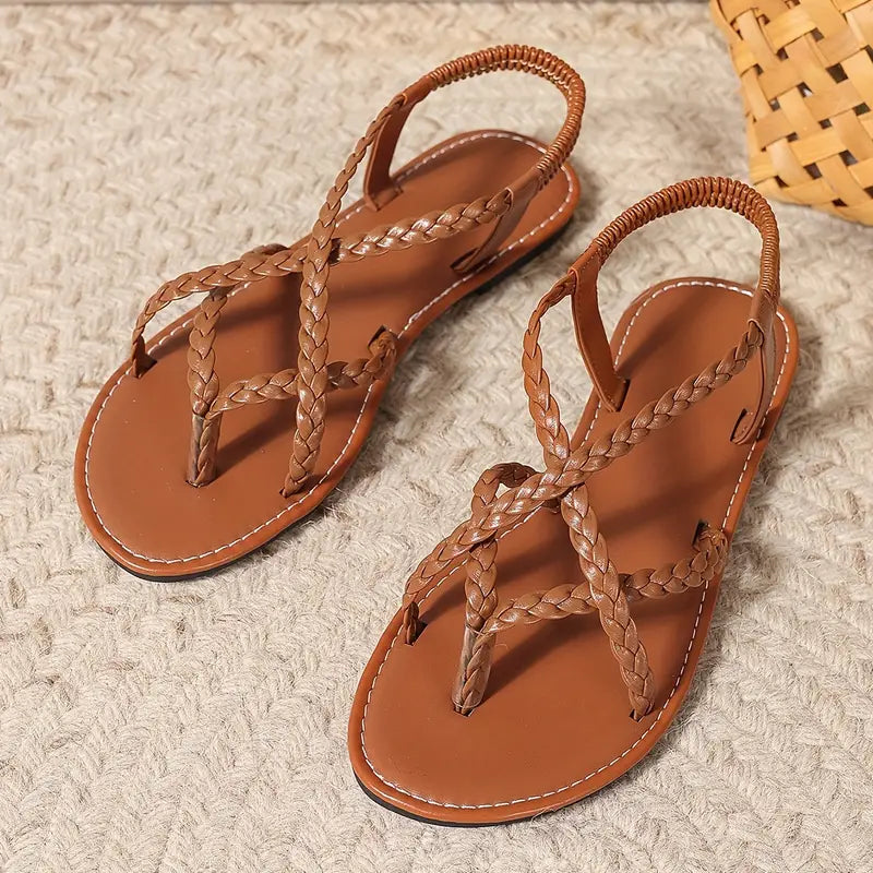 Alva | Women’s Open Toe Criss Cross Summer Sandals