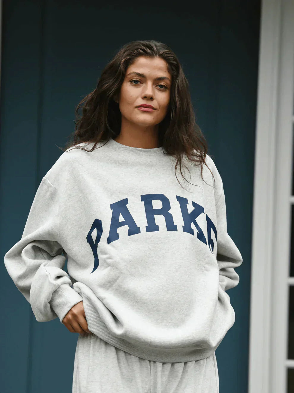Alylah | Women’s Long Sleeve Mock Neck Oversized Sweatshirt