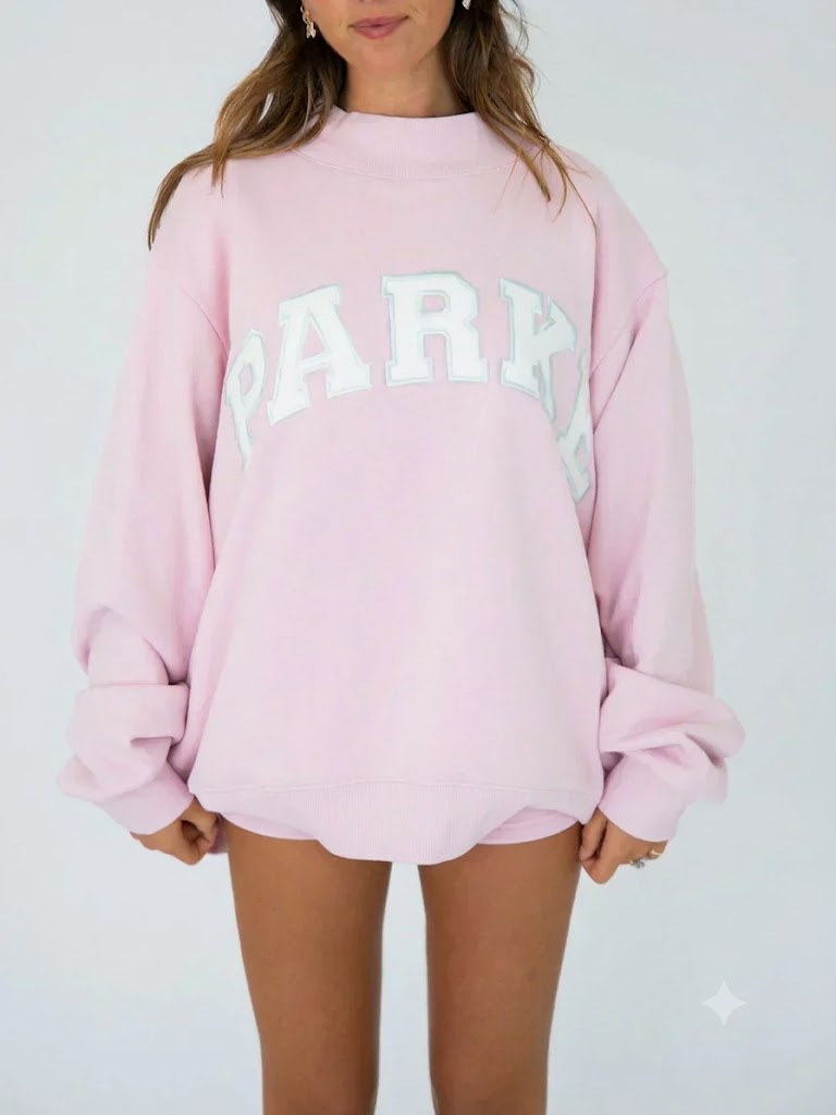 Alylah | Women’s Long Sleeve Mock Neck Oversized Sweatshirt
