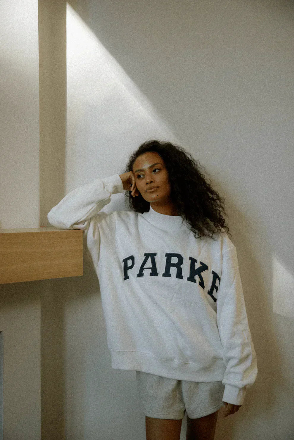 Alylah | Women’s Long Sleeve Mock Neck Oversized Sweatshirt