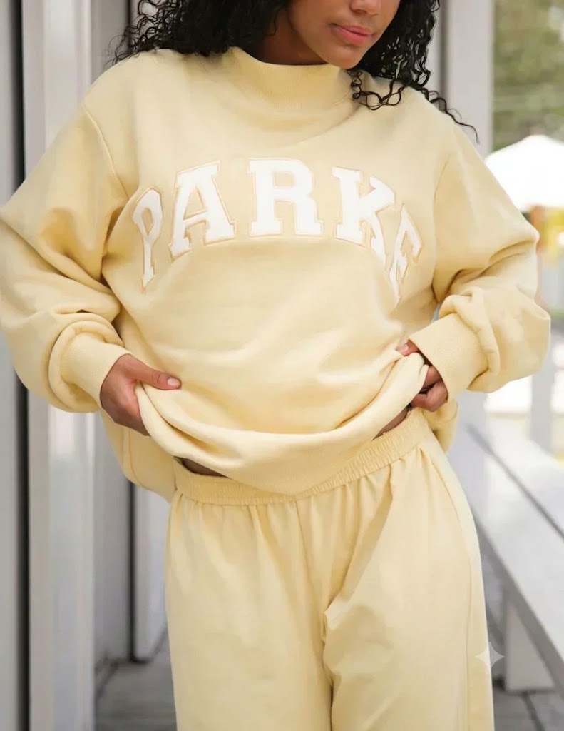 Alylah | Women’s Long Sleeve Mock Neck Oversized Sweatshirt