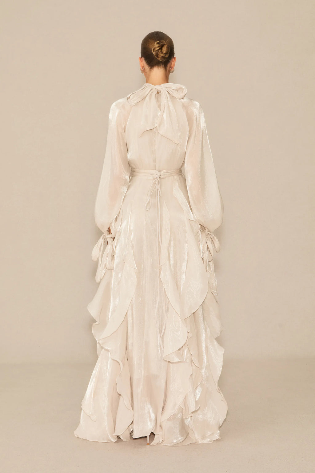 Amalfi | Women’s Mock Neck Ruffle Tiered Flowy Maxi Dress