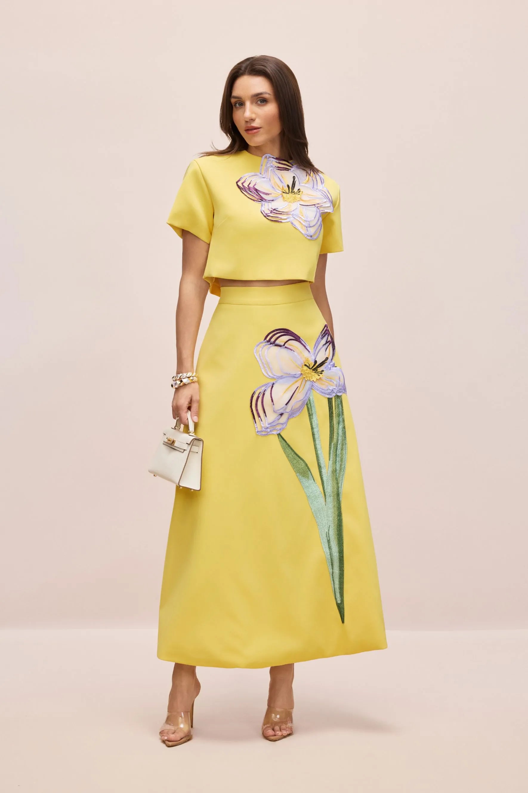 Amalia | Women’s Floral Print Short Sleeve Summer Two Piece Set