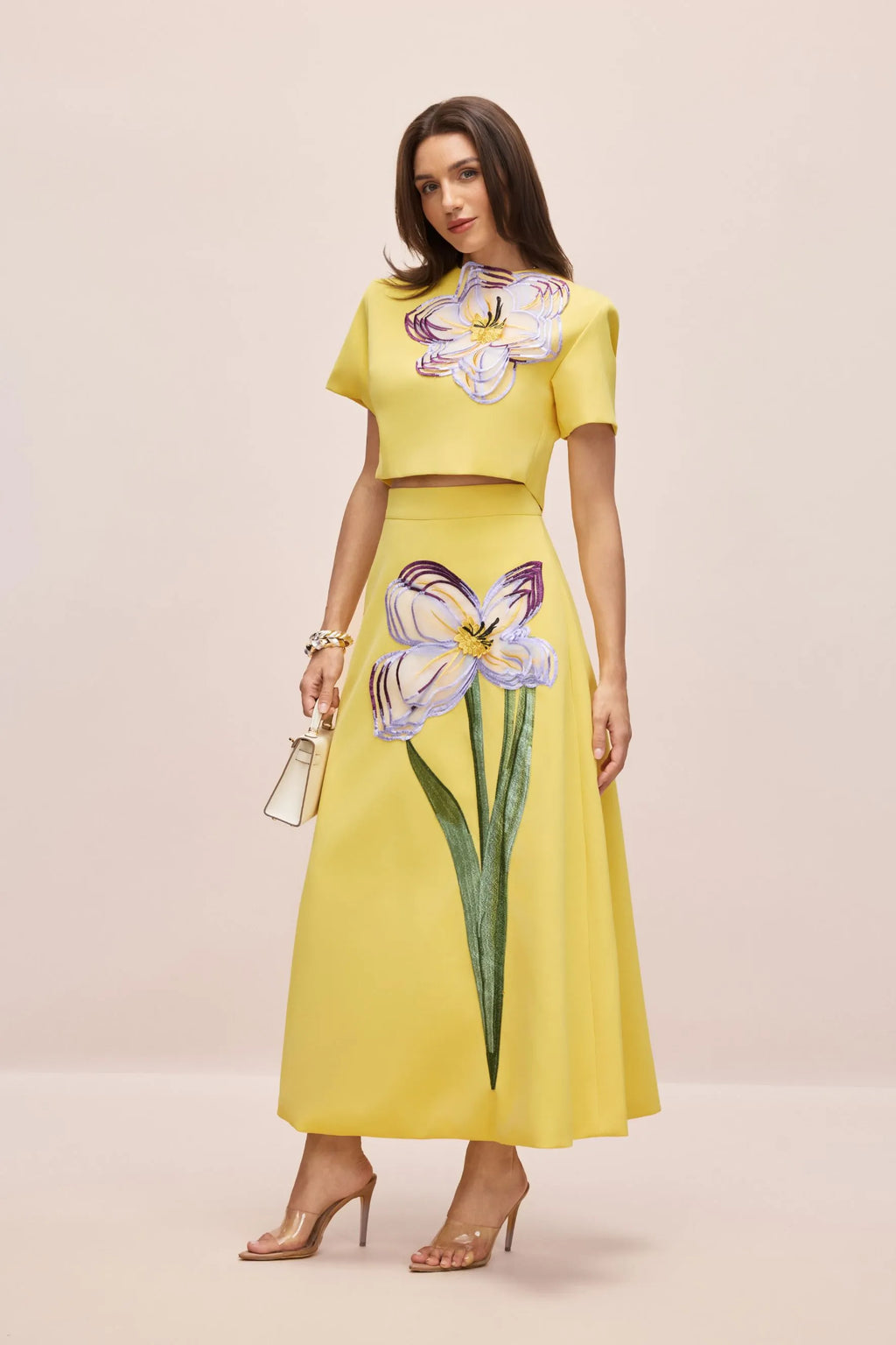 Amalia | Women’s Floral Print Short Sleeve Summer Two Piece Set