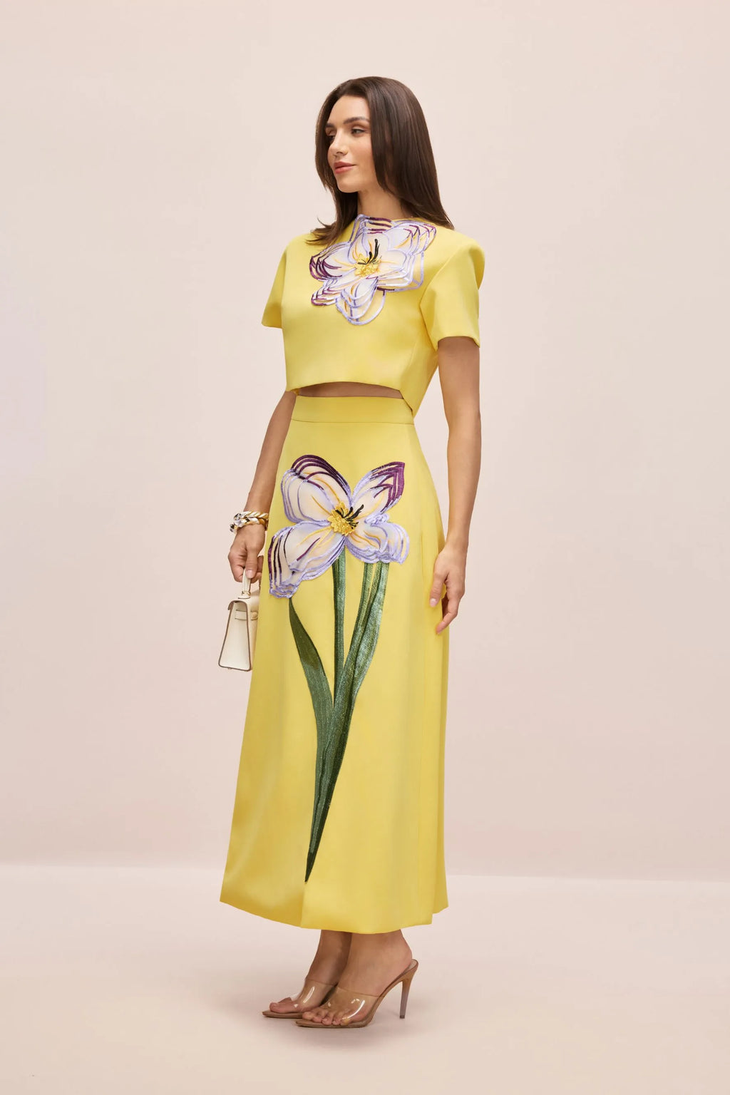 Amalia | Women’s Floral Print Short Sleeve Summer Two Piece Set