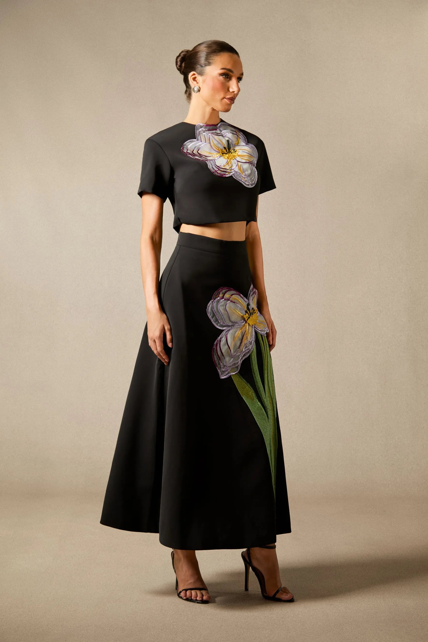 Amalia | Women’s Floral Print Short Sleeve Summer Two Piece Set