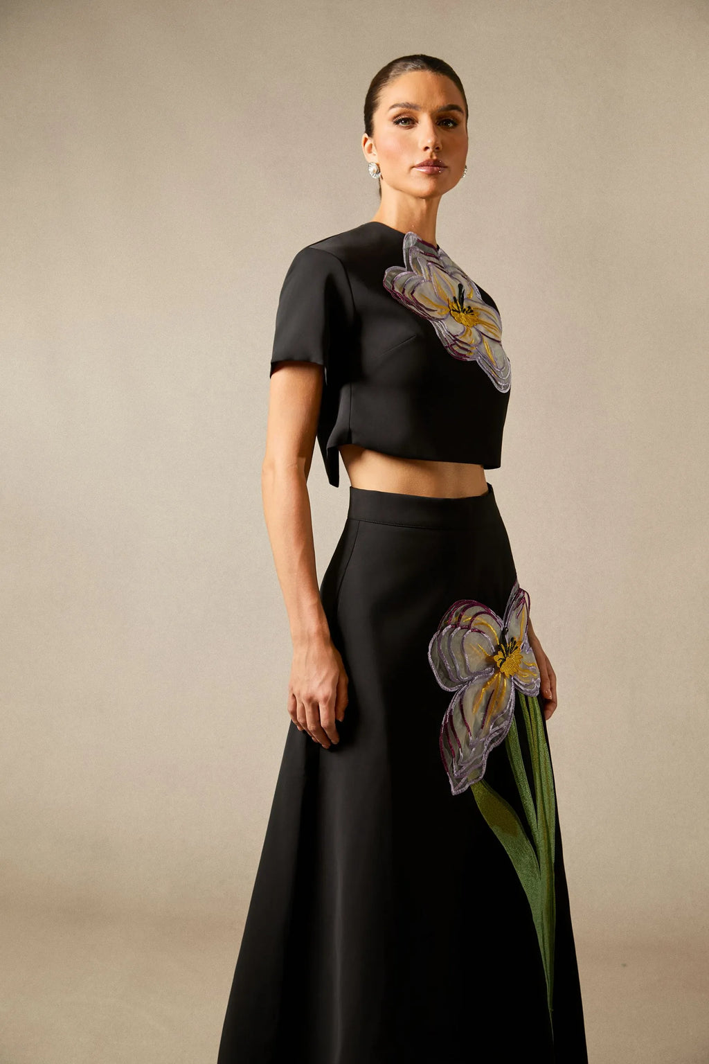 Amalia | Women’s Floral Print Short Sleeve Summer Two Piece Set