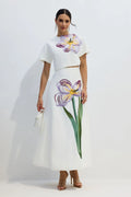 Amalia | Women’s Floral Print Short Sleeve Summer Two Piece Set