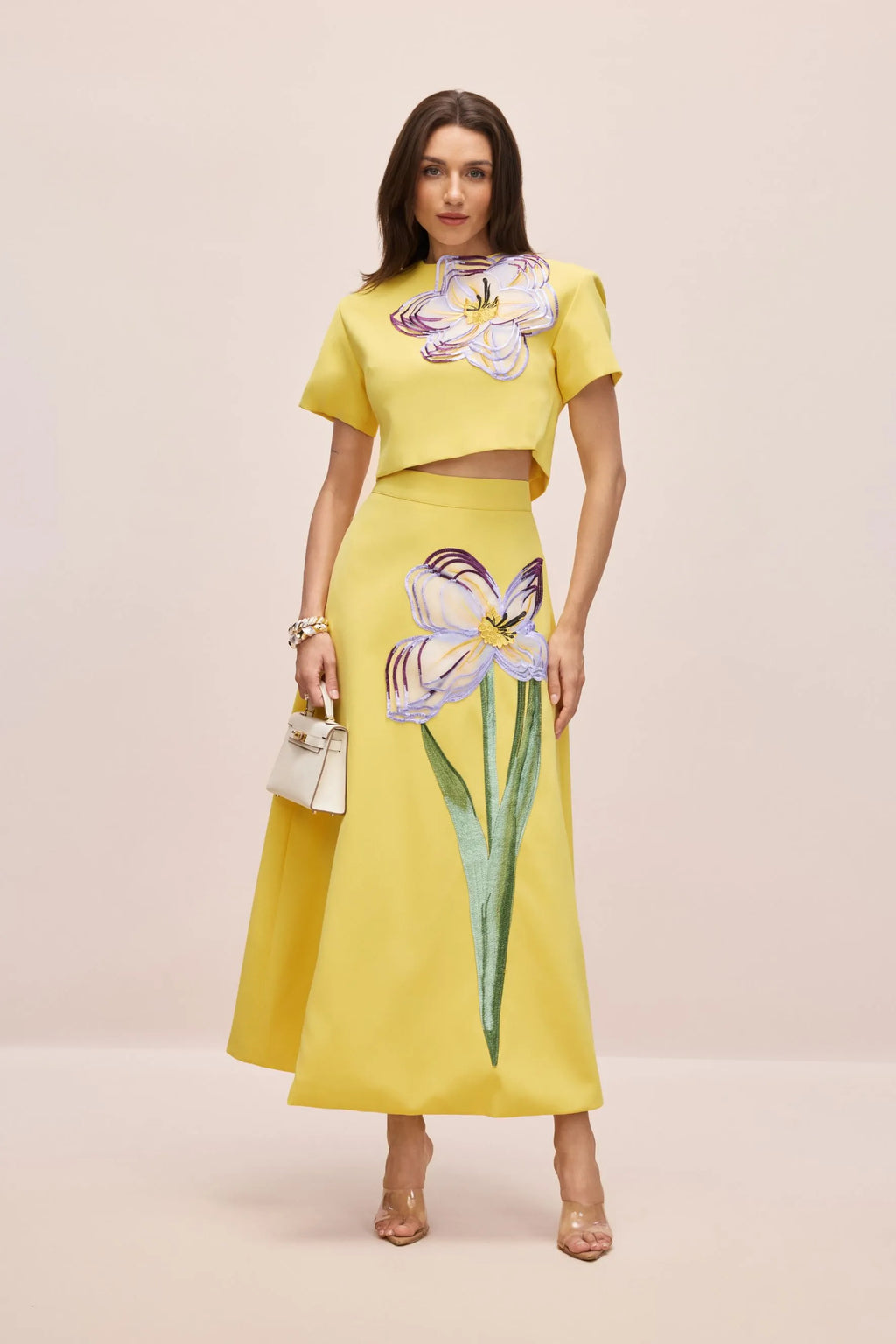 Amalia | Women’s Floral Print Short Sleeve Summer Two Piece Set