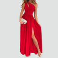 Amaya | Women’s Asymmetrical One Shoulder Cut Out Maxi Dress