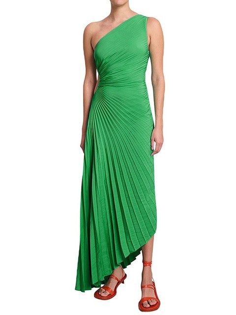 Amberly | Women's Cut Out One Shoulder Wedding Guest Dress