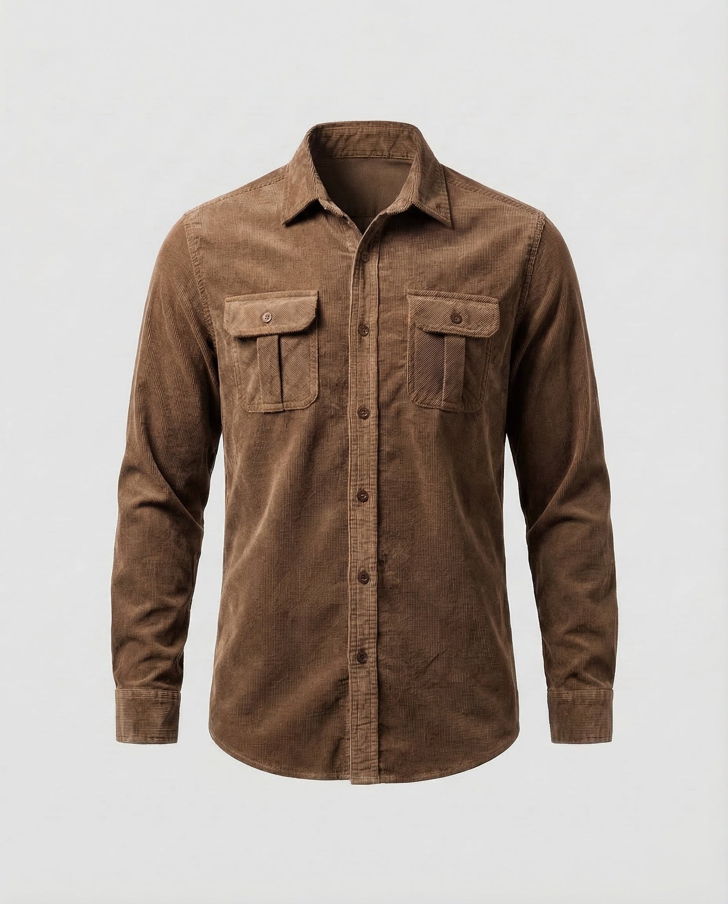 Ambrose | Men's Long Sleeve Button Front Dress Shirt