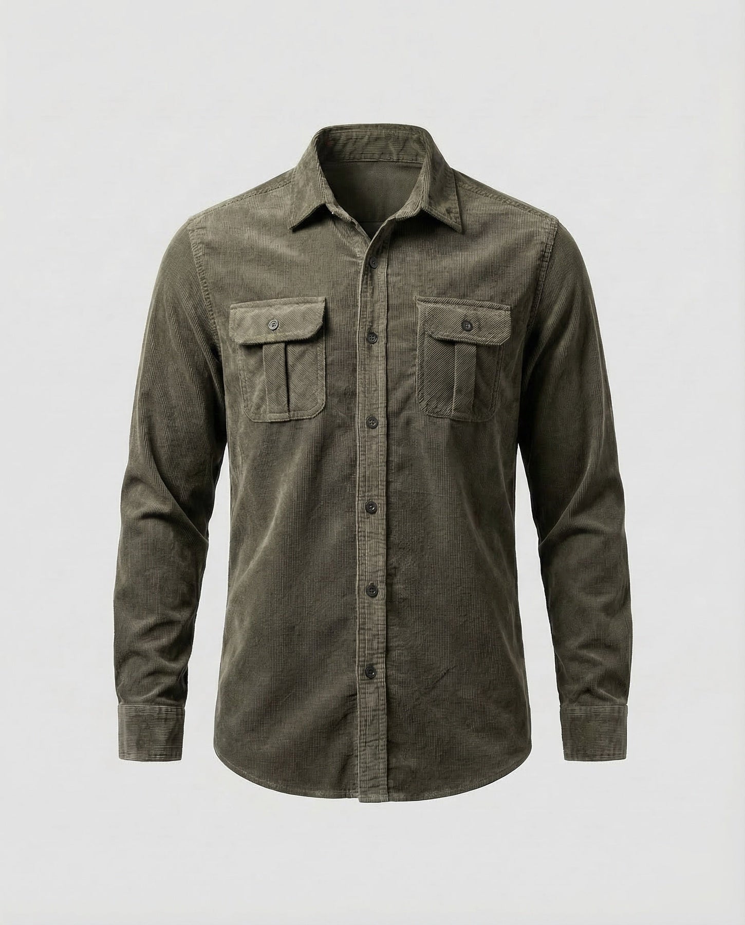 Ambrose | Men's Long Sleeve Button Front Dress Shirt