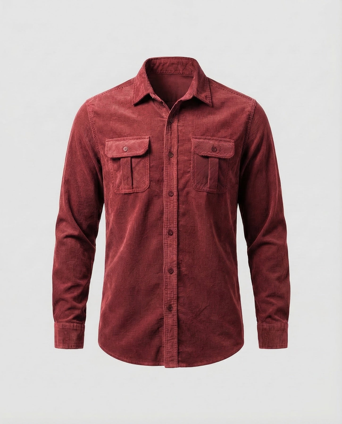 Ambrose | Men's Long Sleeve Button Front Dress Shirt