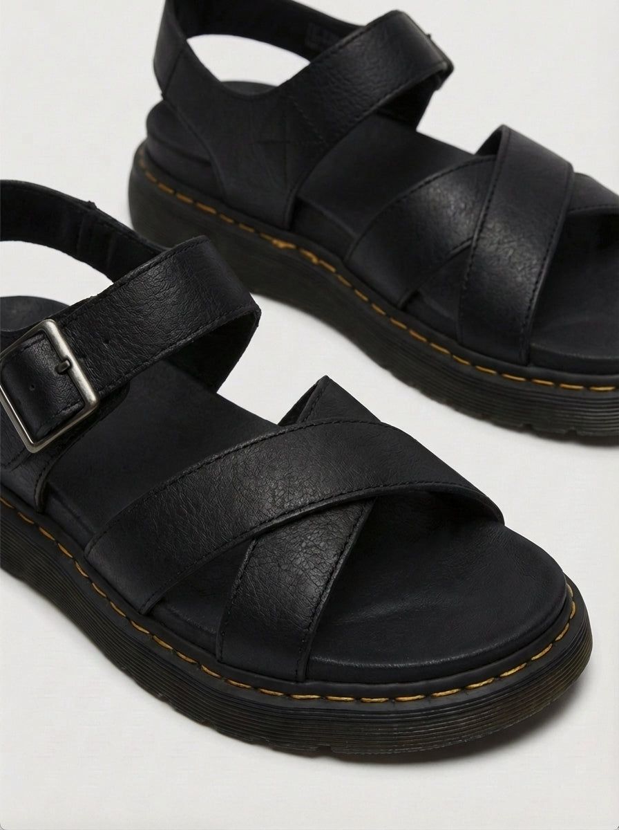 Amelia | Women’s Open Toe Adjustable Platform Buckle Sandals