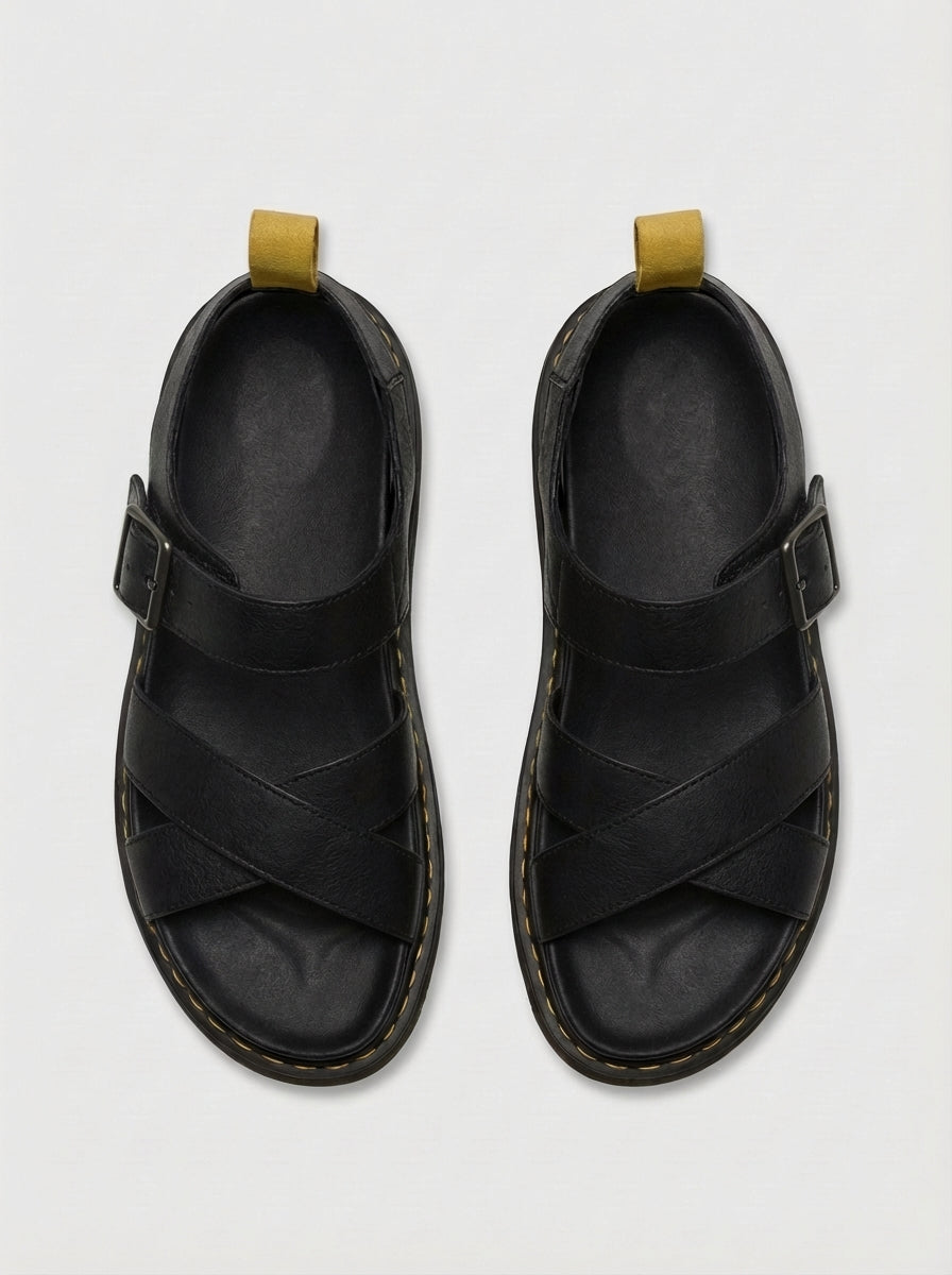 Amelia | Women’s Open Toe Adjustable Platform Buckle Sandals