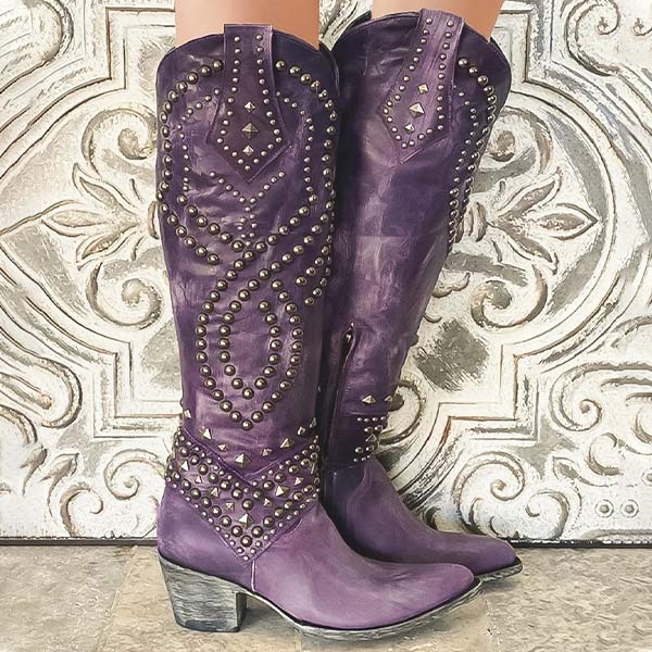 Amelia | Women’s Pointed Toe Mid Calf Cowboy Boots