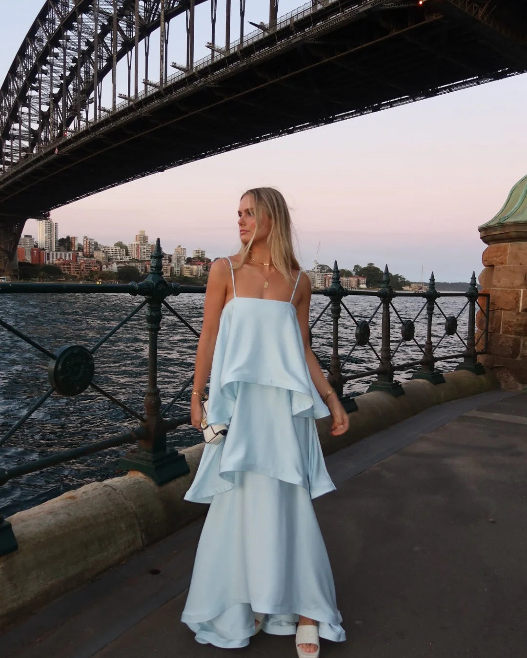 Analeigh | Women’s Sleeveless Square Neck Wedding Guest Dress