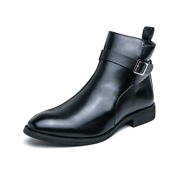 Arthur | Men’s Pointed Toe Side Zip Dress Boots