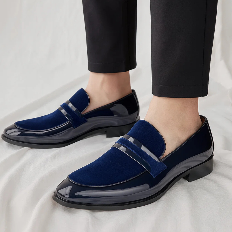 Andrew | Men’s Pointed Toe Slip On Dress Loafers