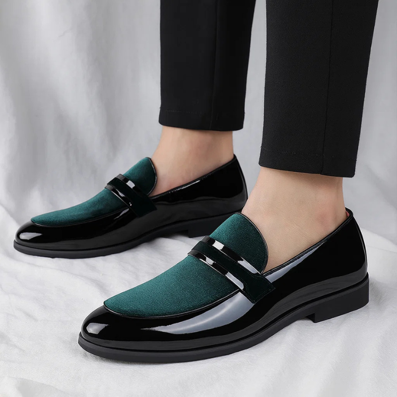 Andrew | Men’s Pointed Toe Slip On Dress Loafers