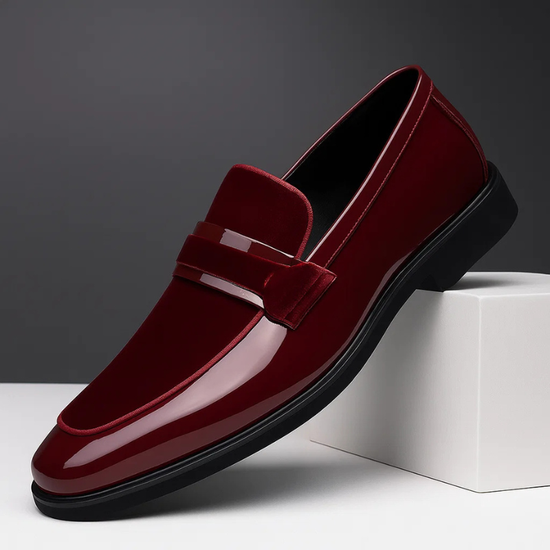 Andrew | Men’s Pointed Toe Slip On Dress Loafers