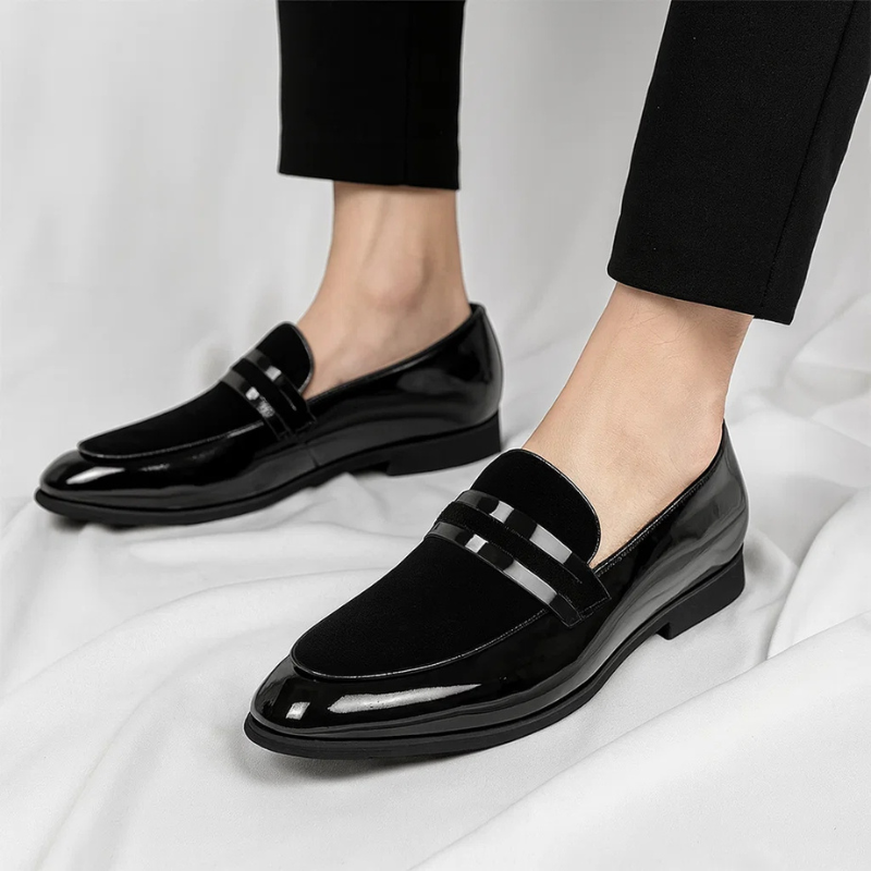 Andrew | Men’s Pointed Toe Slip On Dress Loafers