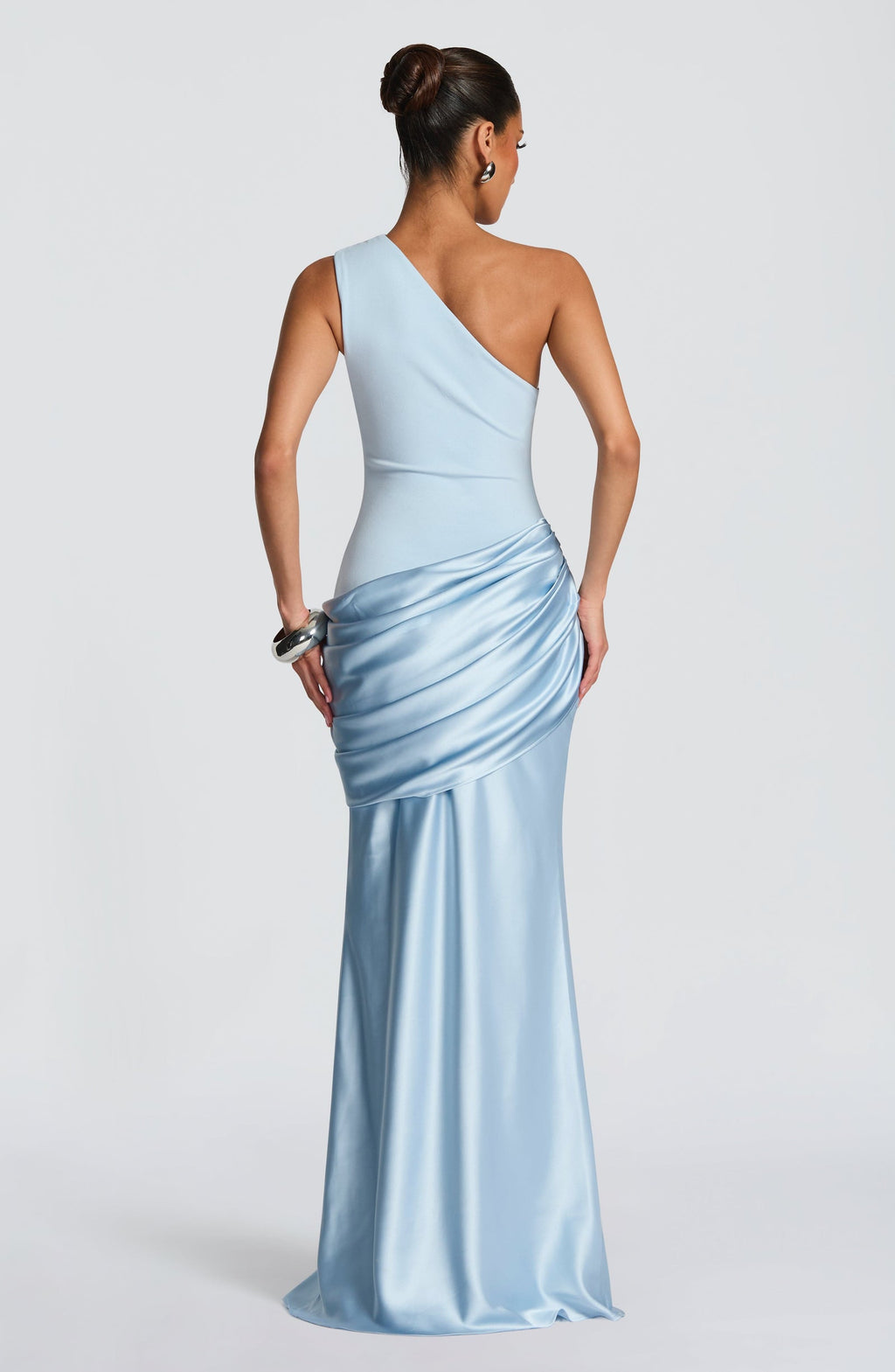 Angelia | Women’s One Shoulder Draped Grad Party Dress