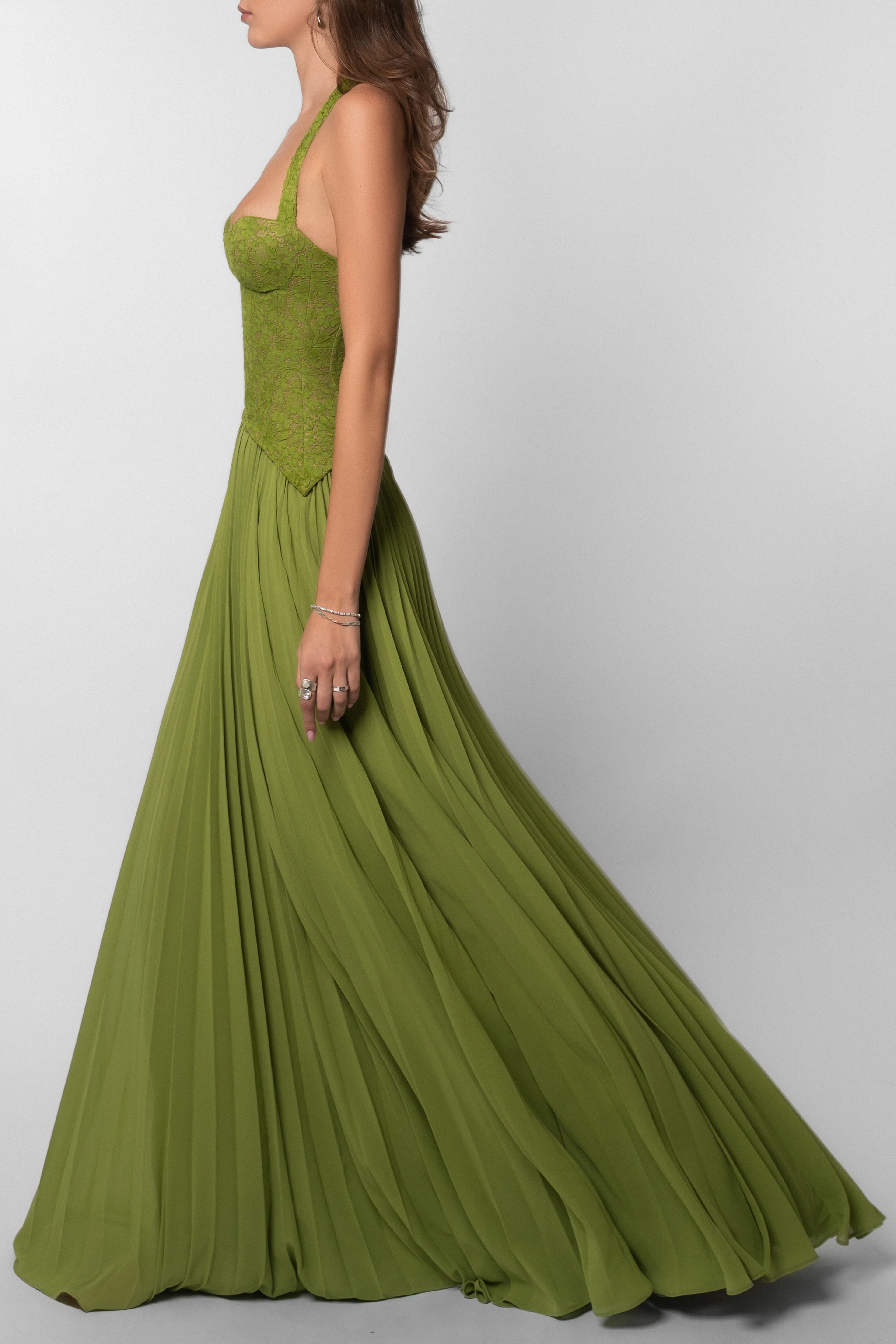 Angelica | Women’s Halter Neck Sleeveless Wedding Guest Dress