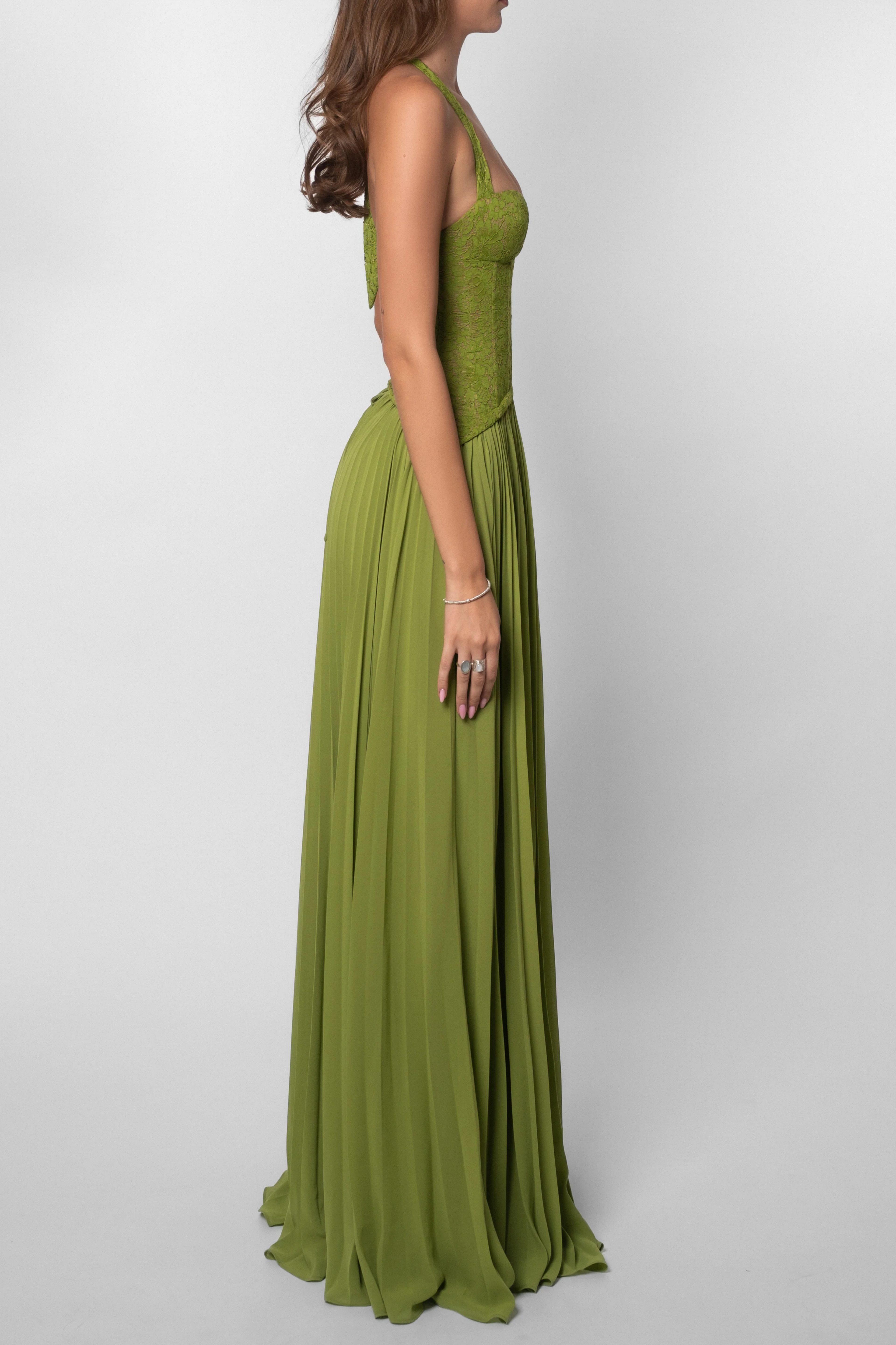 Angelica | Women’s Halter Neck Sleeveless Wedding Guest Dress