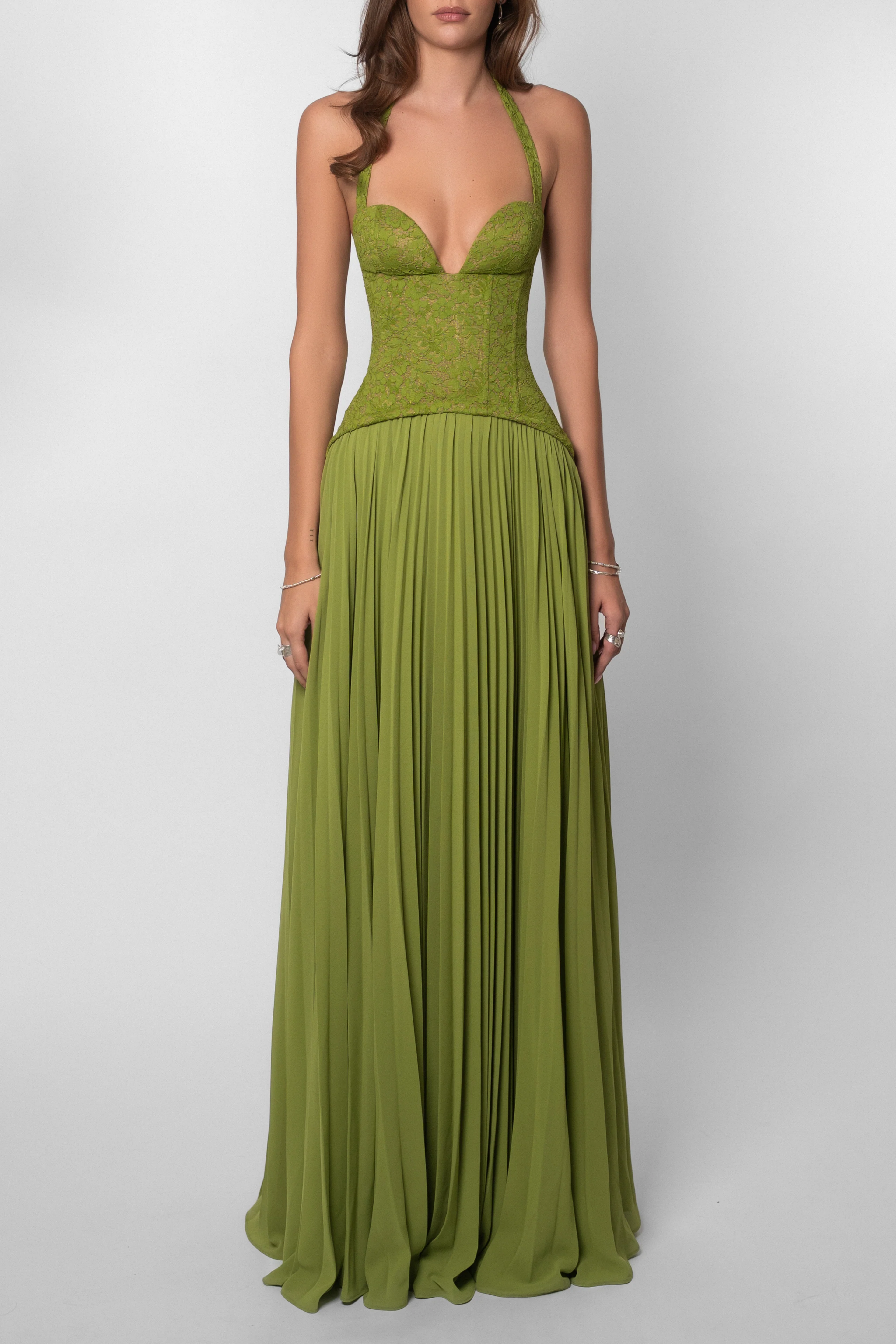 Angelica | Women’s Halter Neck Sleeveless Wedding Guest Dress