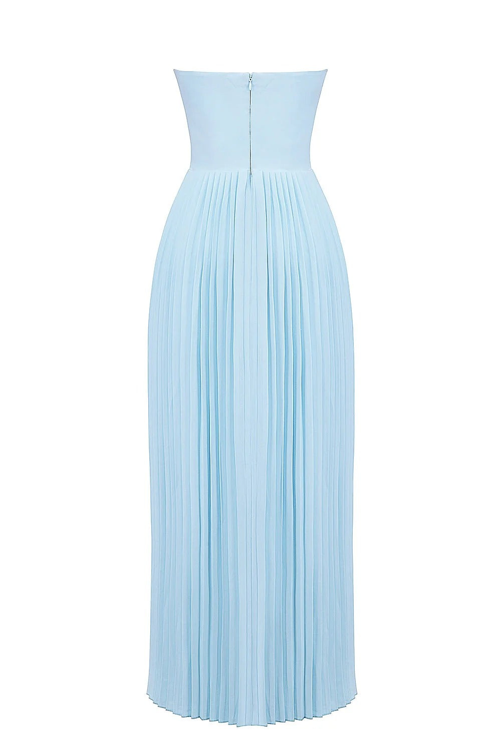 Annabell | Women’s Strapless Sweetheart Neck Blue Wedding Guest Dress