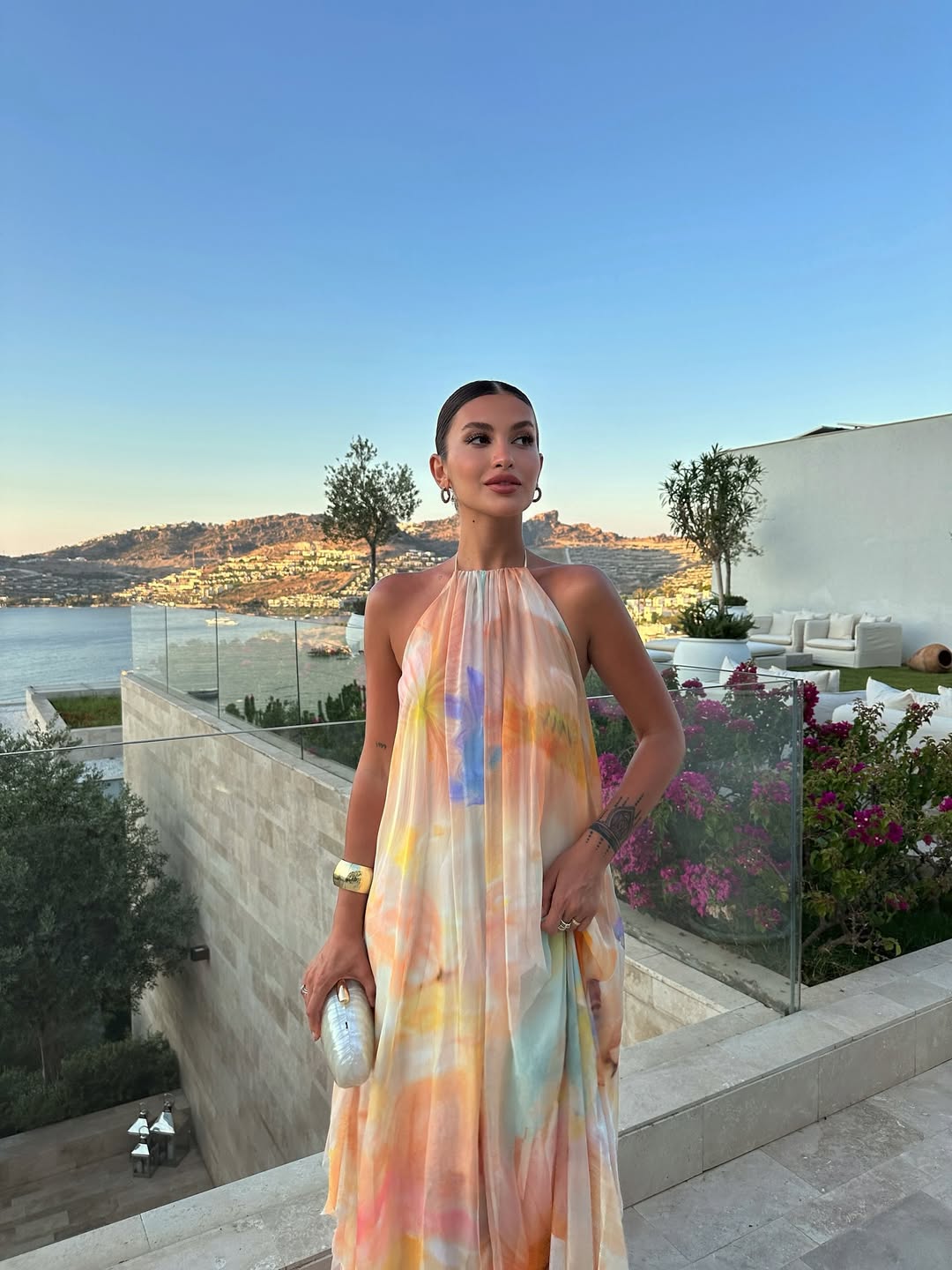 Annalise | Women’s Halter Neck Backless Summer Maxi Dress