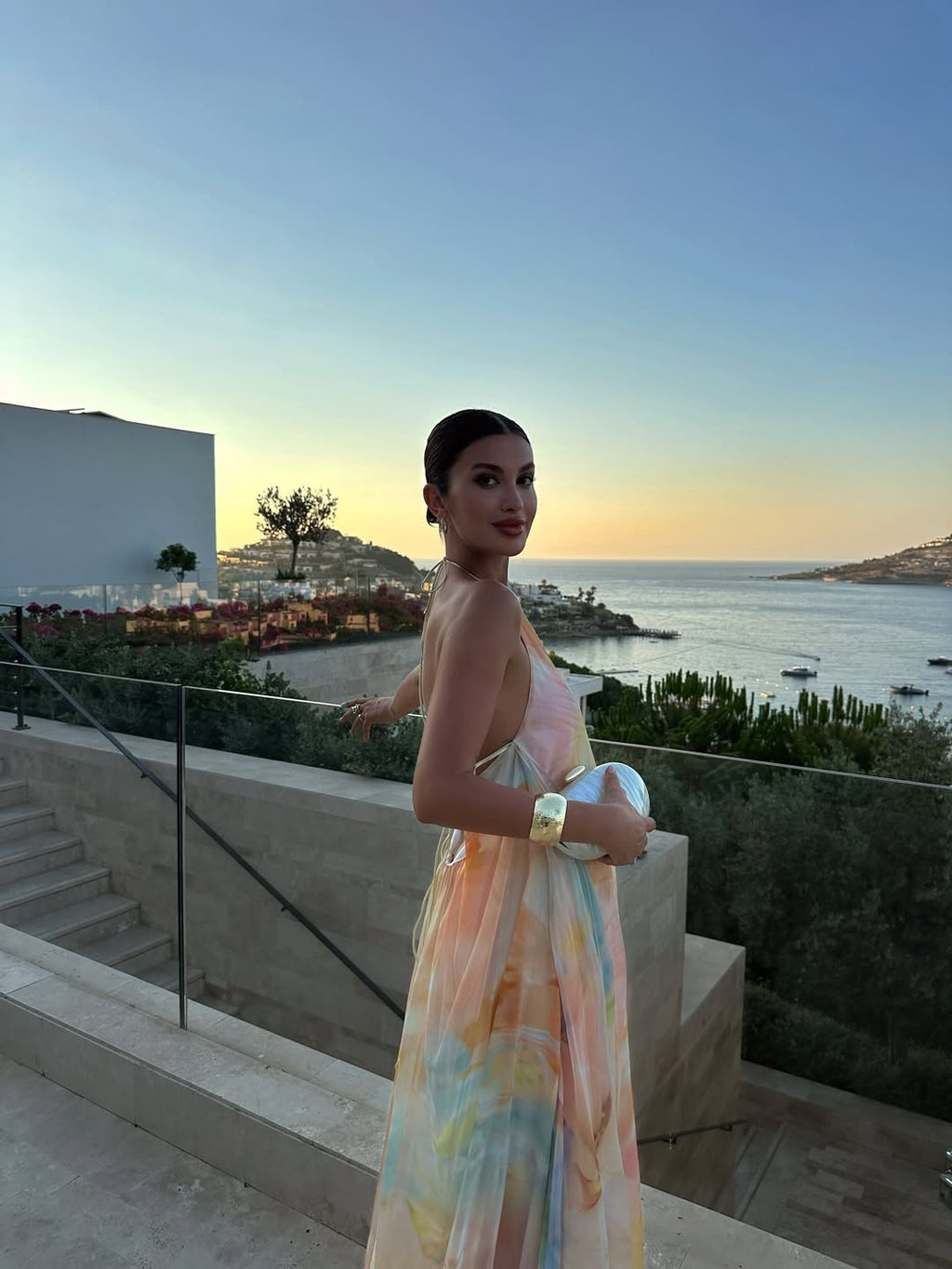 Annalise | Women’s Halter Neck Backless Summer Maxi Dress