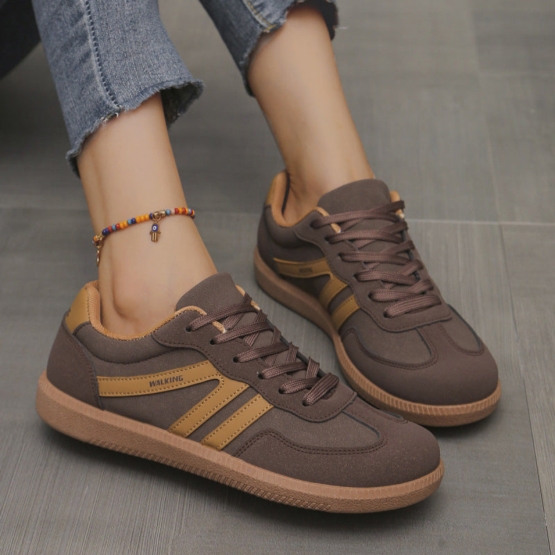 Arabella | Women’s Lace Up Round Toe Sneakers