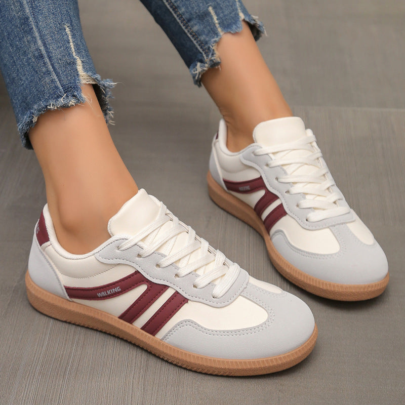 Arabella | Women’s Lace Up Round Toe Sneakers
