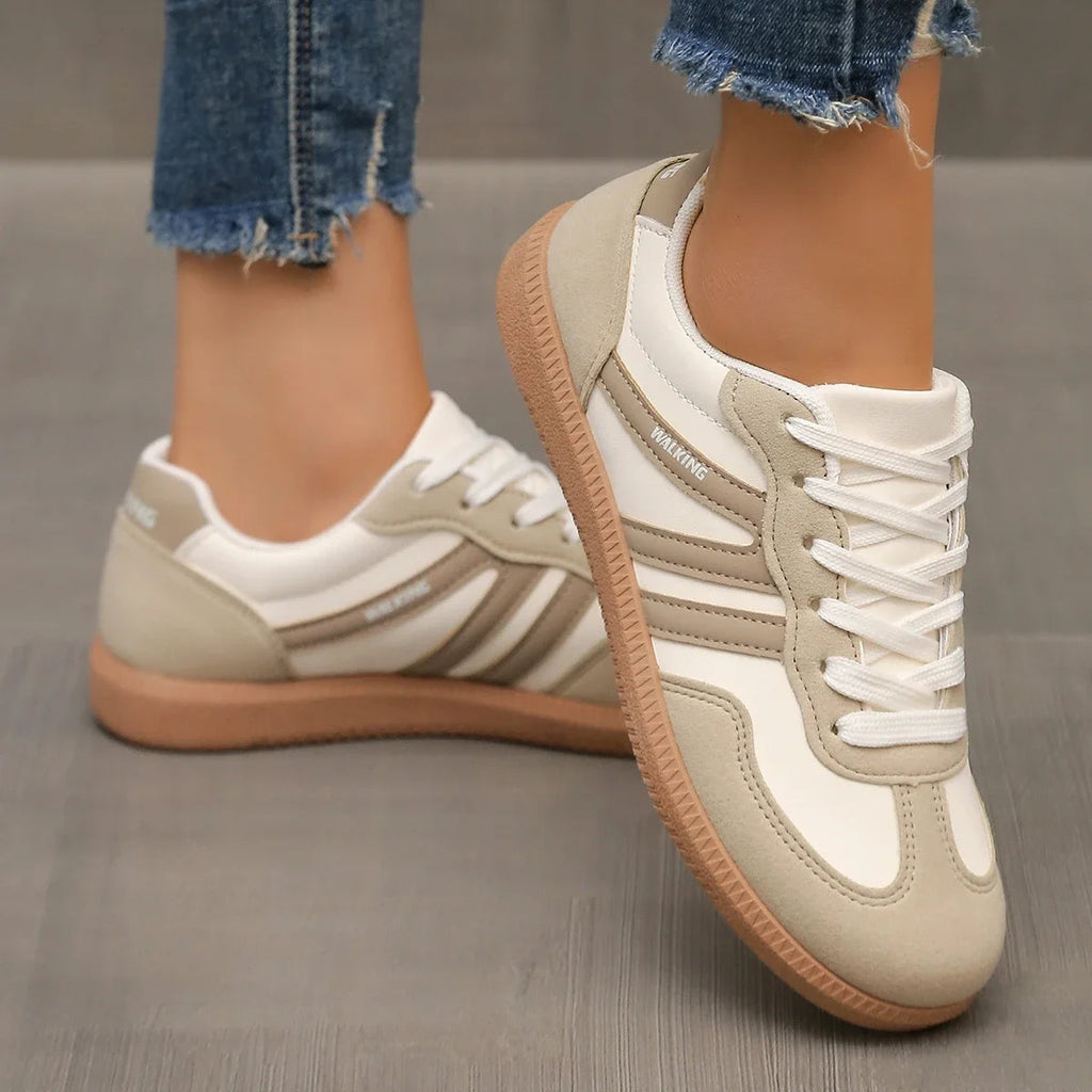 Arabella | Women’s Lace Up Round Toe Sneakers
